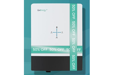 Buy a battery and get 50% off an inverter!