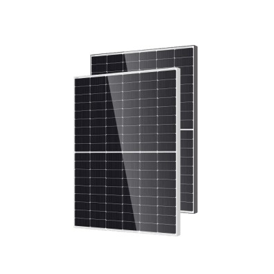 DMEGC Solar 455W Infinity RT 108 Cut Dual Glass N-type Mono Solar Module - Black Frame/White Backshe