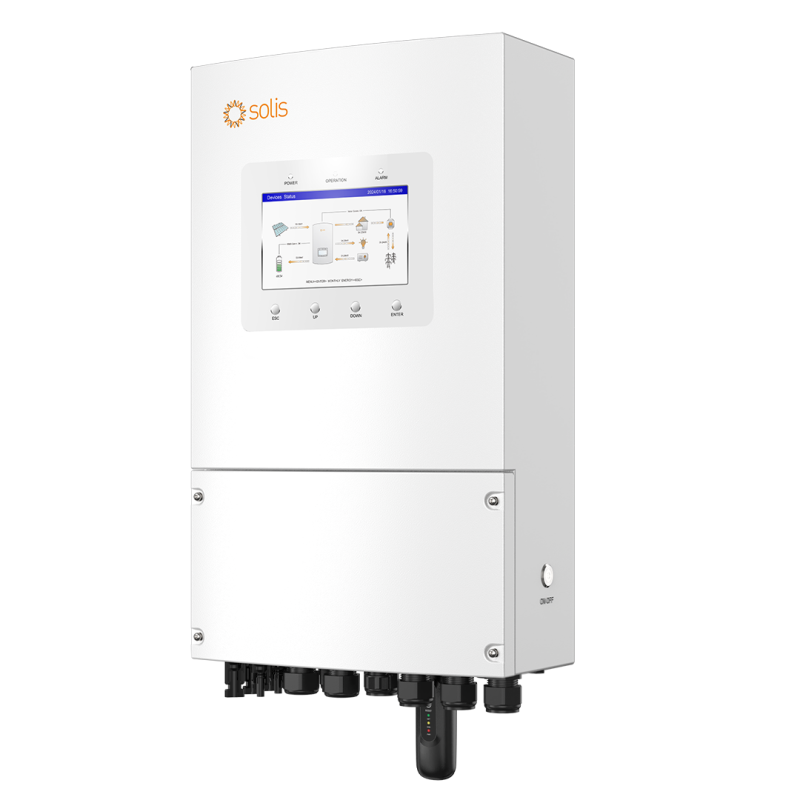 Solis S6 8Kw 1 Phase Hybrid Inverter With DC - 2 MPPT For LV Batteries ...