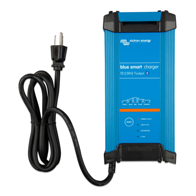 Victron Blue Smart IP22 Battery Charger 12V/30A/120V 1 Output with NEMA 5-15 Socket
