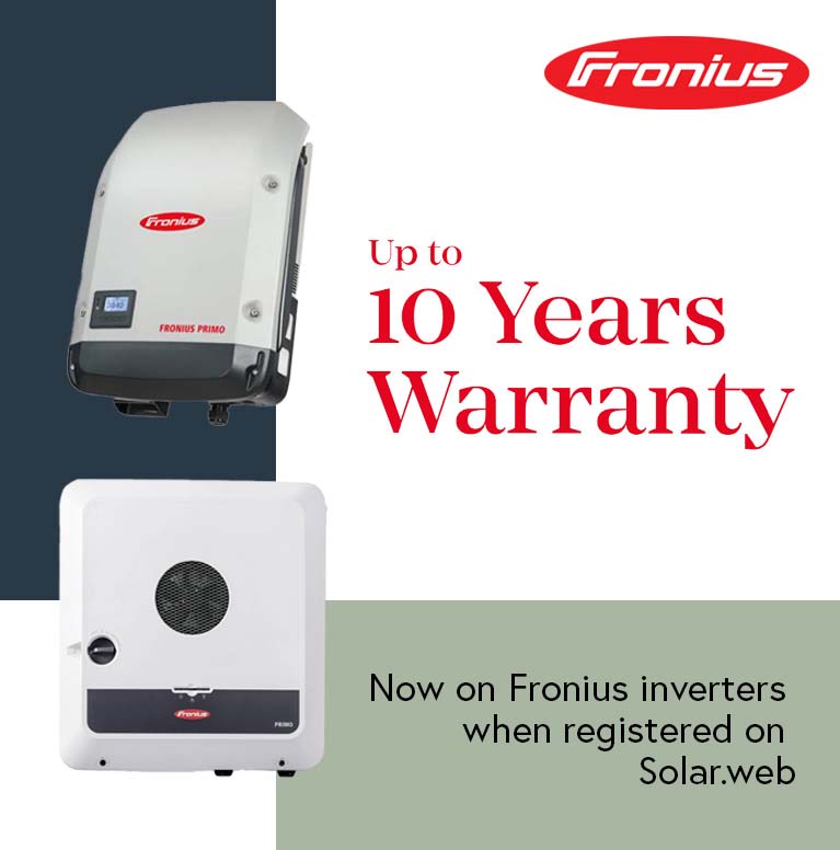 Fronius 10 year warranty