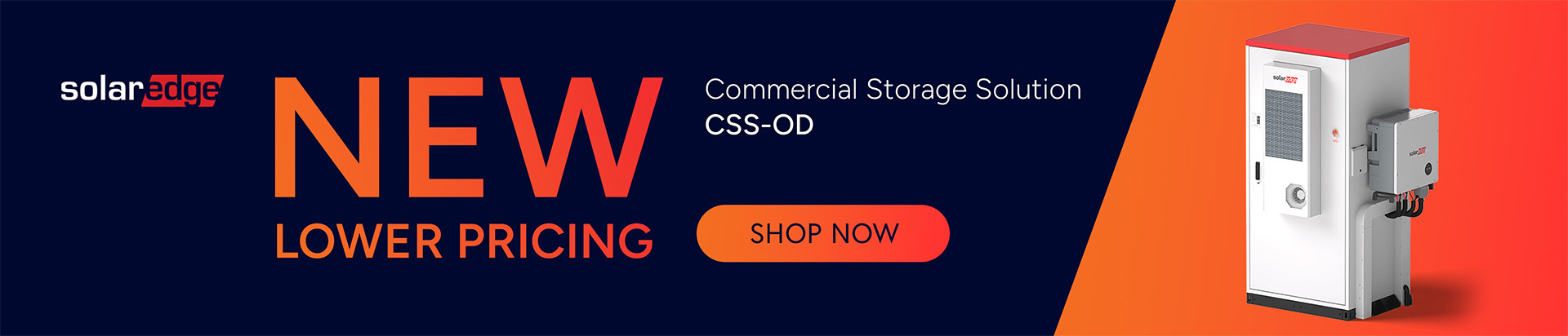 Lower pricing on SolarEdge commercial storage