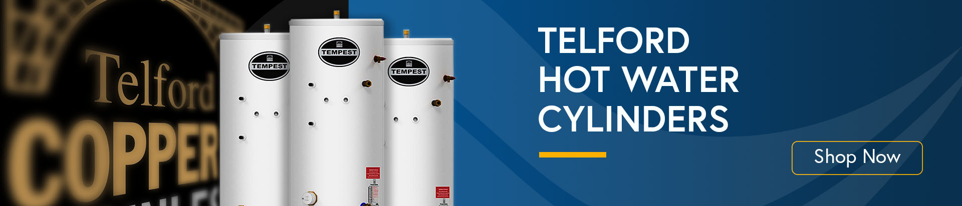 Shop Telford hot water cylinders at CCL