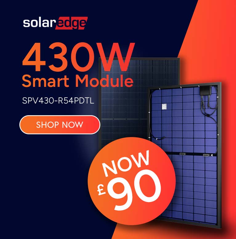 SolarEdge 430w Smart Module lower pricing