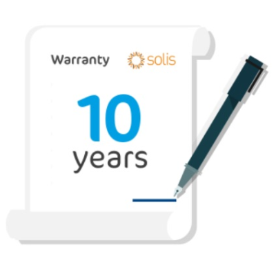Solis S6 EH3P 30-50kW Warranty Extension from 5 Years to 10 Years