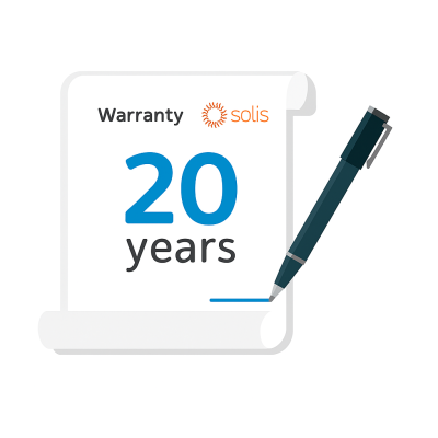 Solis S6 EH1P 3-6kW PLUS Warranty Extension from 5 Years to 20 Years